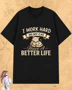 Purr Mom Cotton Tshirt Billien LLC 