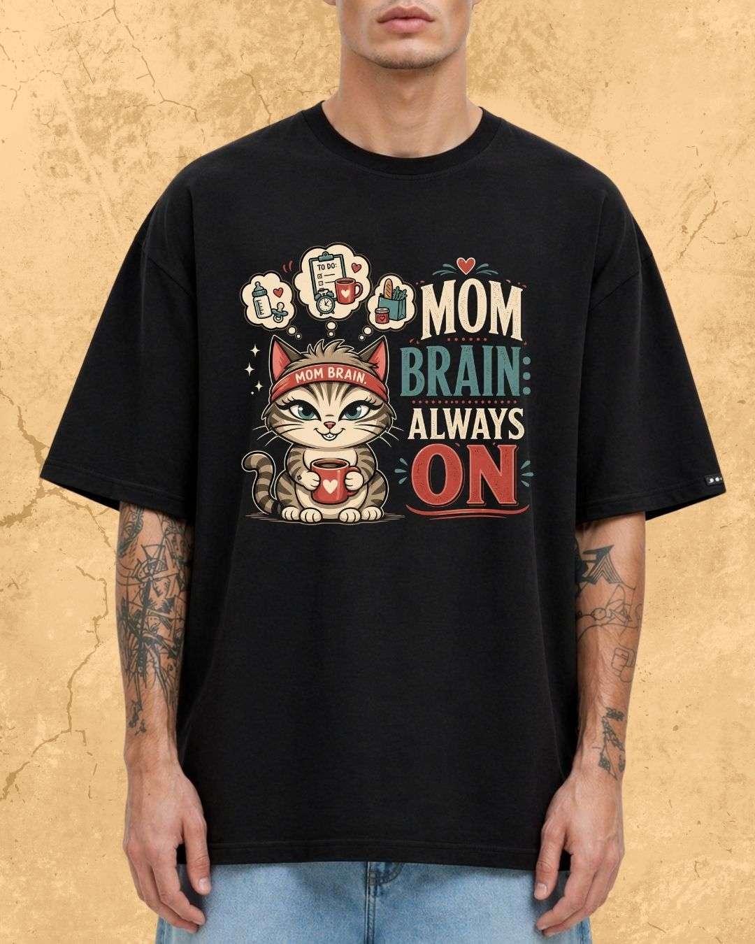 Purr Mom Cotton Tshirt Billien LLC 