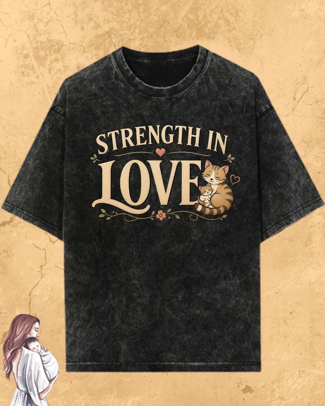 Purr Mom Cotton Tshirt Billien LLC 