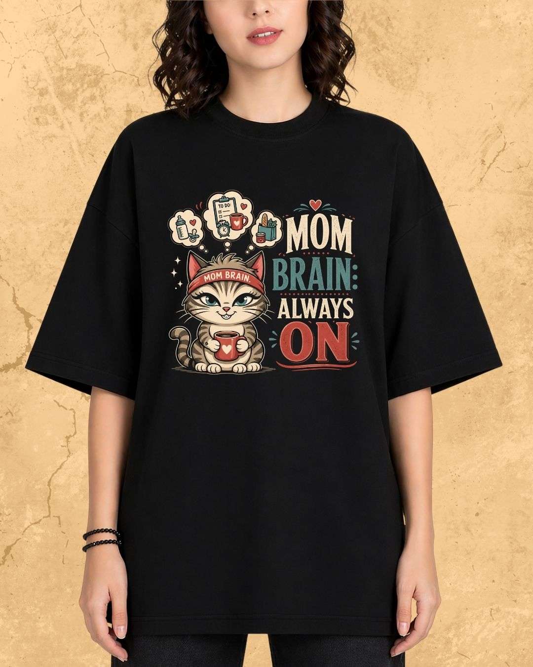 Purr Mom Cotton Tshirt Billien LLC 