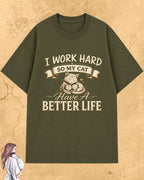 Purr Mom Cotton Tshirt Billien LLC 