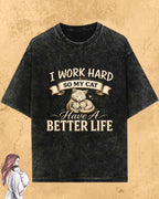 Purr Mom Cotton Tshirt Billien LLC 