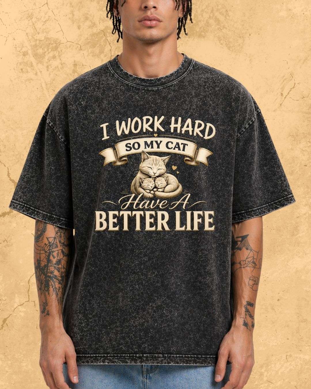 Purr Mom Cotton Tshirt Billien LLC 