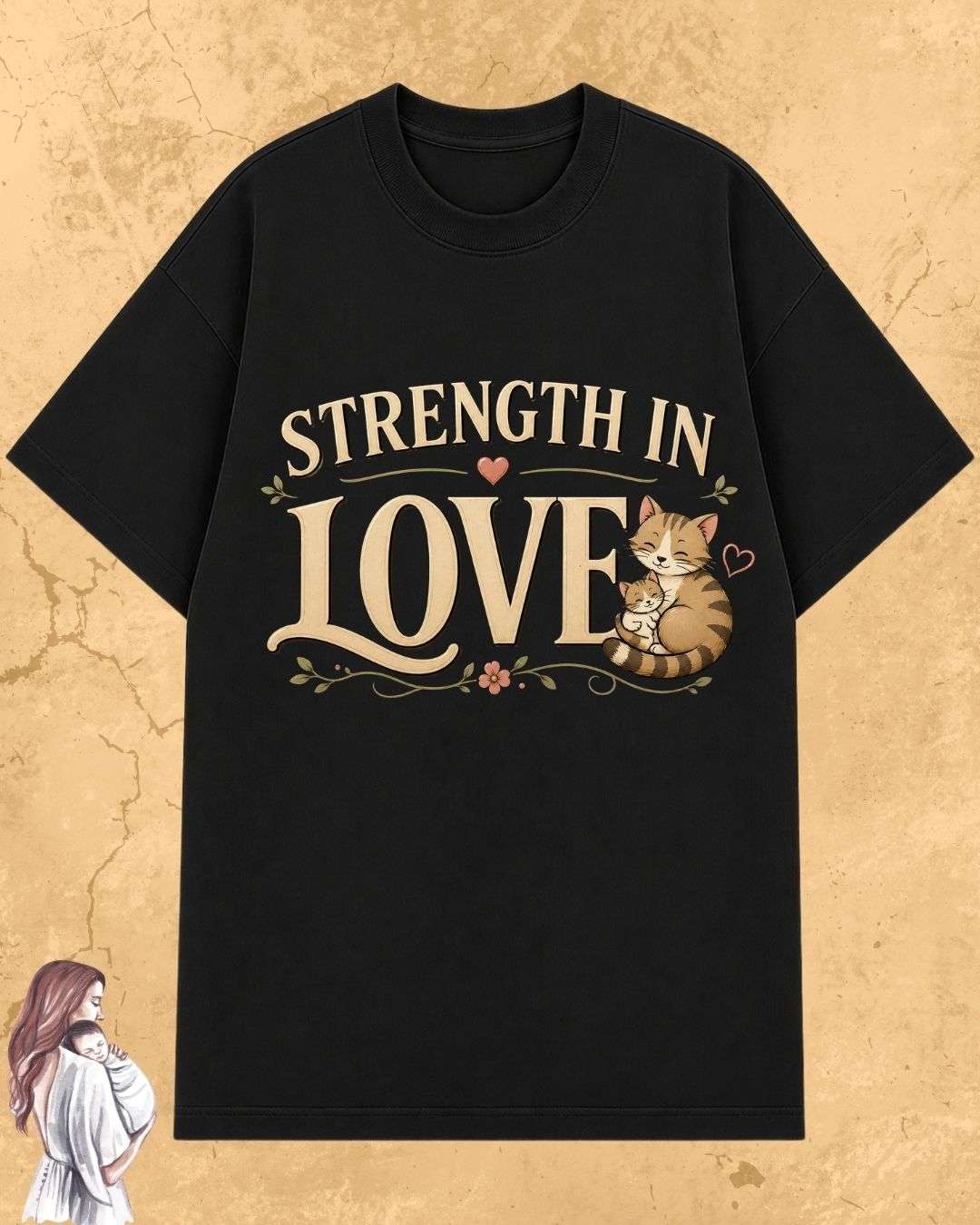 Purr Mom Cotton Tshirt Billien LLC 