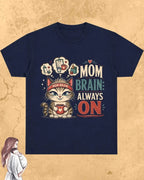 Purr Mom Cotton Tshirt Swiftsoul