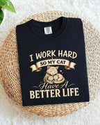 Purr Mom Cotton Tshirt Swiftsoul