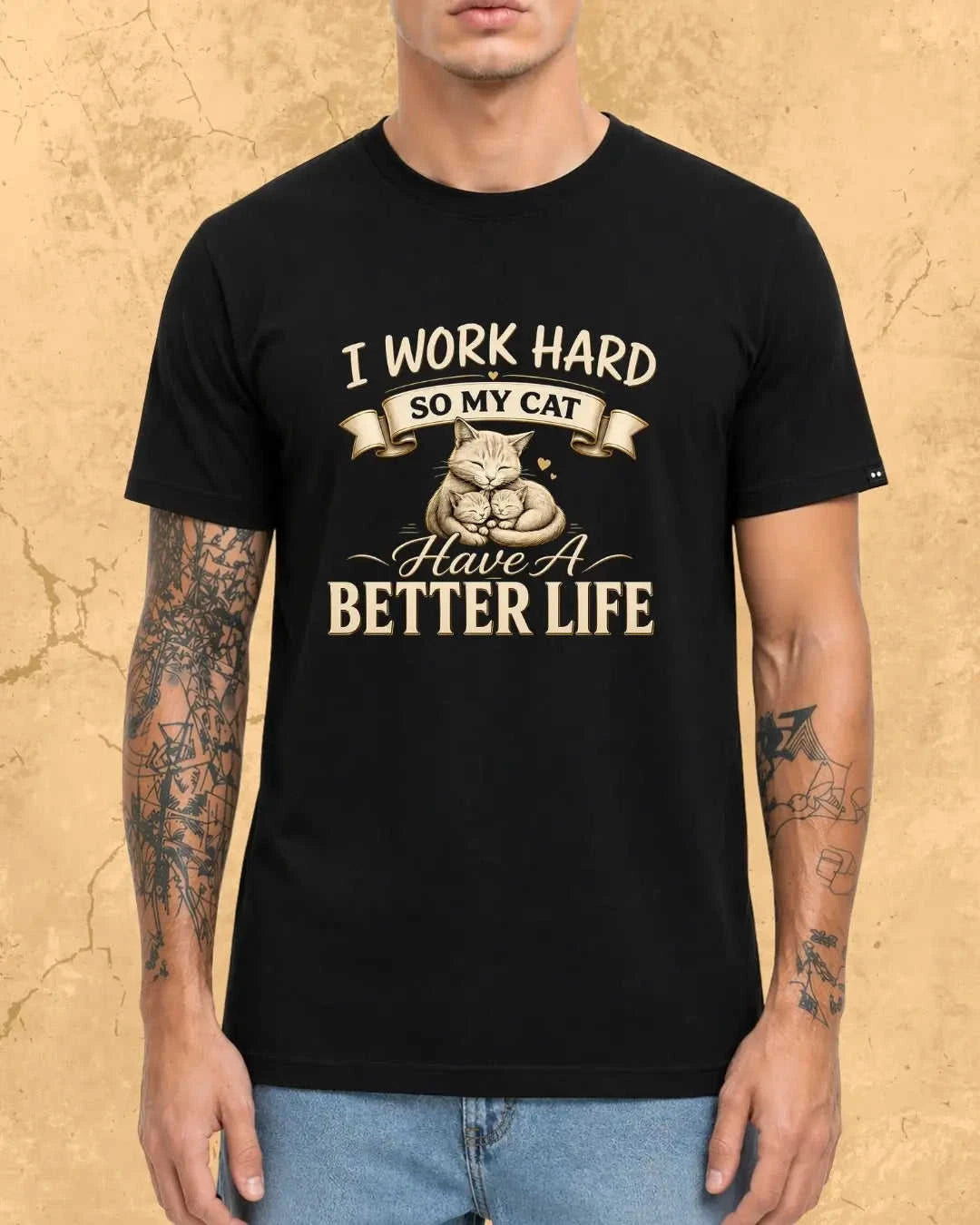 Purr Mom Cotton Tshirt Swiftsoul