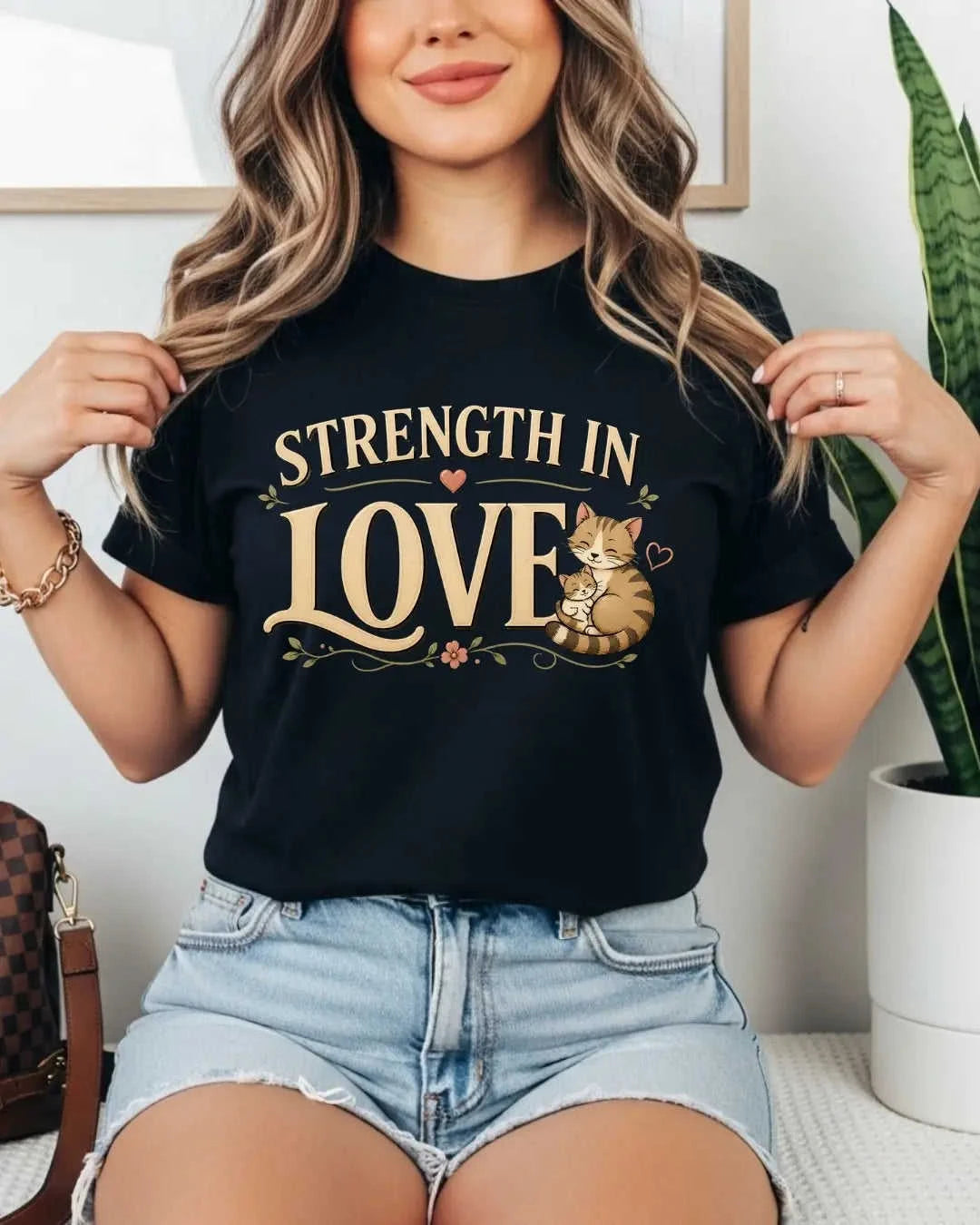 Purr Mom Cotton Tshirt Swiftsoul