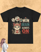Purr Mom Cotton Tshirt Swiftsoul