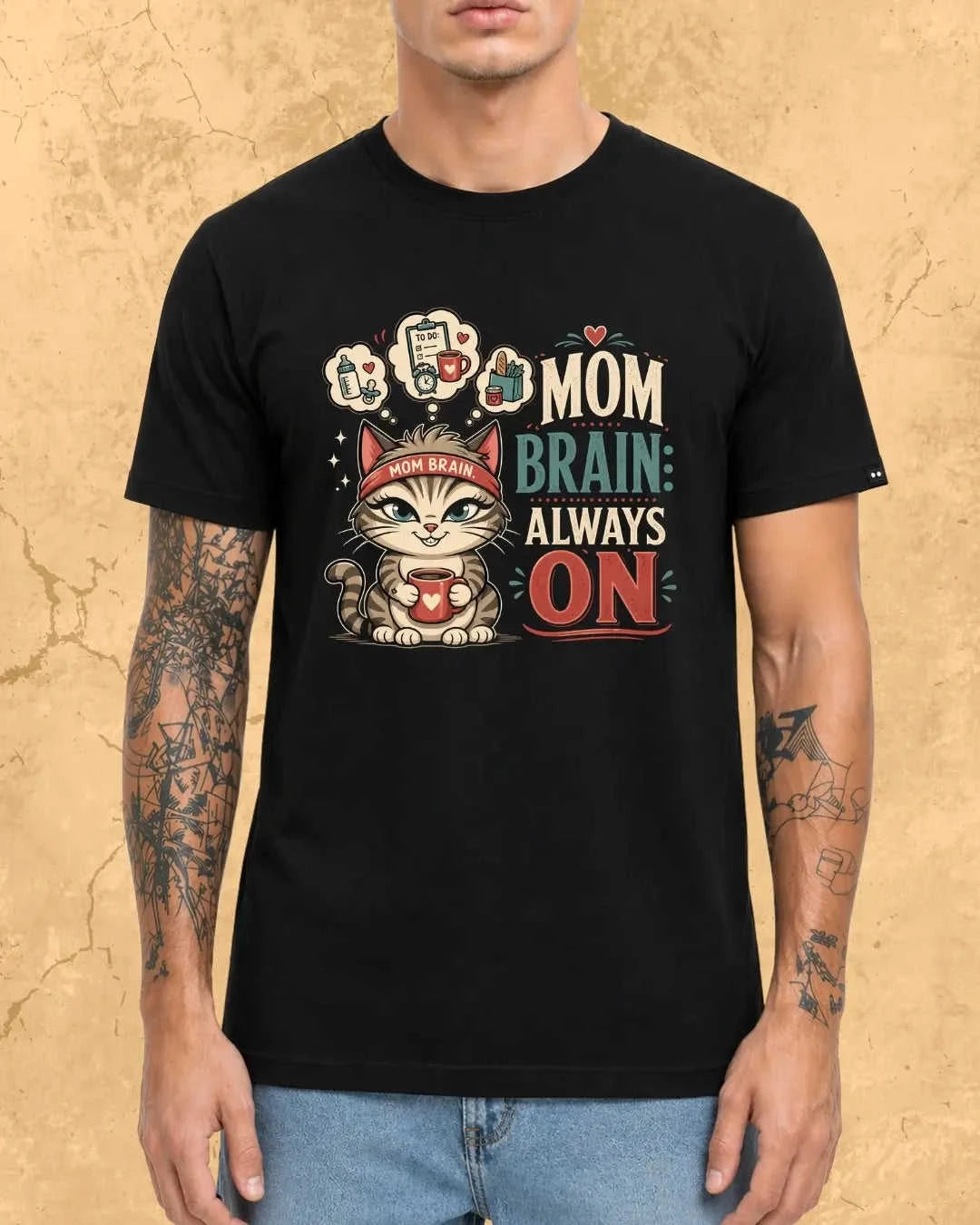 Purr Mom Cotton Tshirt Swiftsoul