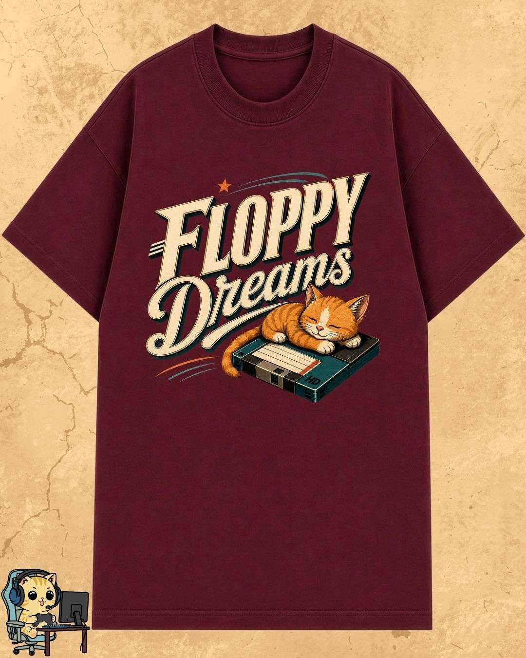 Purrfect Gamer Cotton Tshirt Billien LLC 