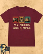 Purrfect Gamer Cotton Tshirt Billien LLC 