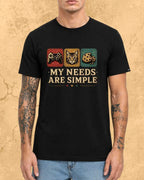 Purrfect Gamer Cotton Tshirt Swiftsoul