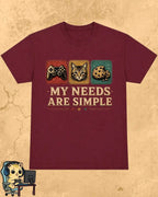 Purrfect Gamer Cotton Tshirt Swiftsoul