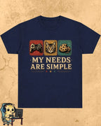 Purrfect Gamer Cotton Tshirt Swiftsoul