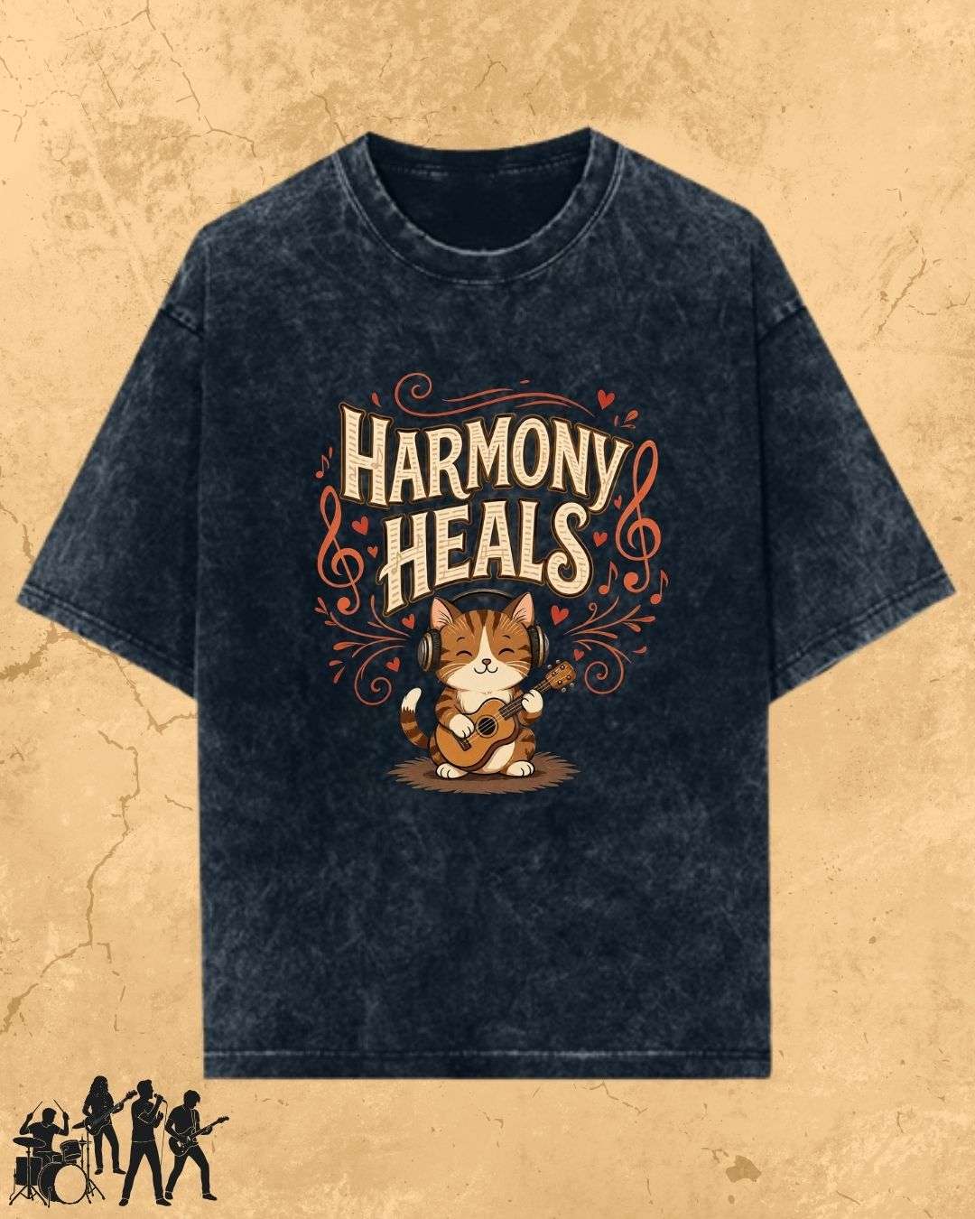 Purrfect Groove Cotton Tee Billien LLC 