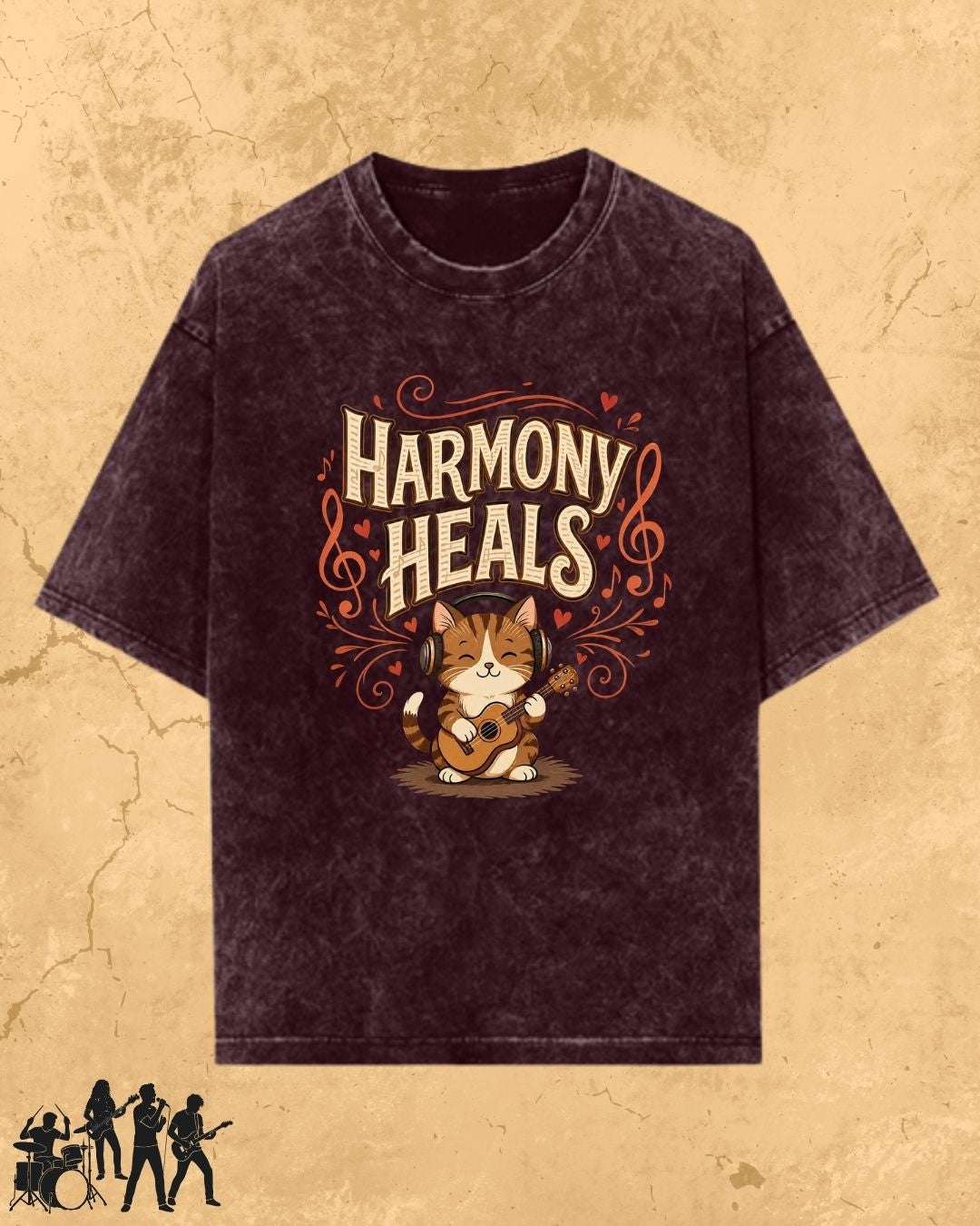 Purrfect Groove Cotton Tee Billien LLC 