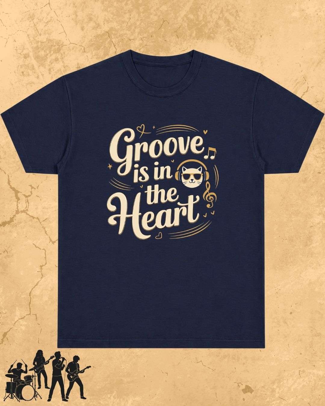 Purrfect Groove Cotton Tee Billien LLC 