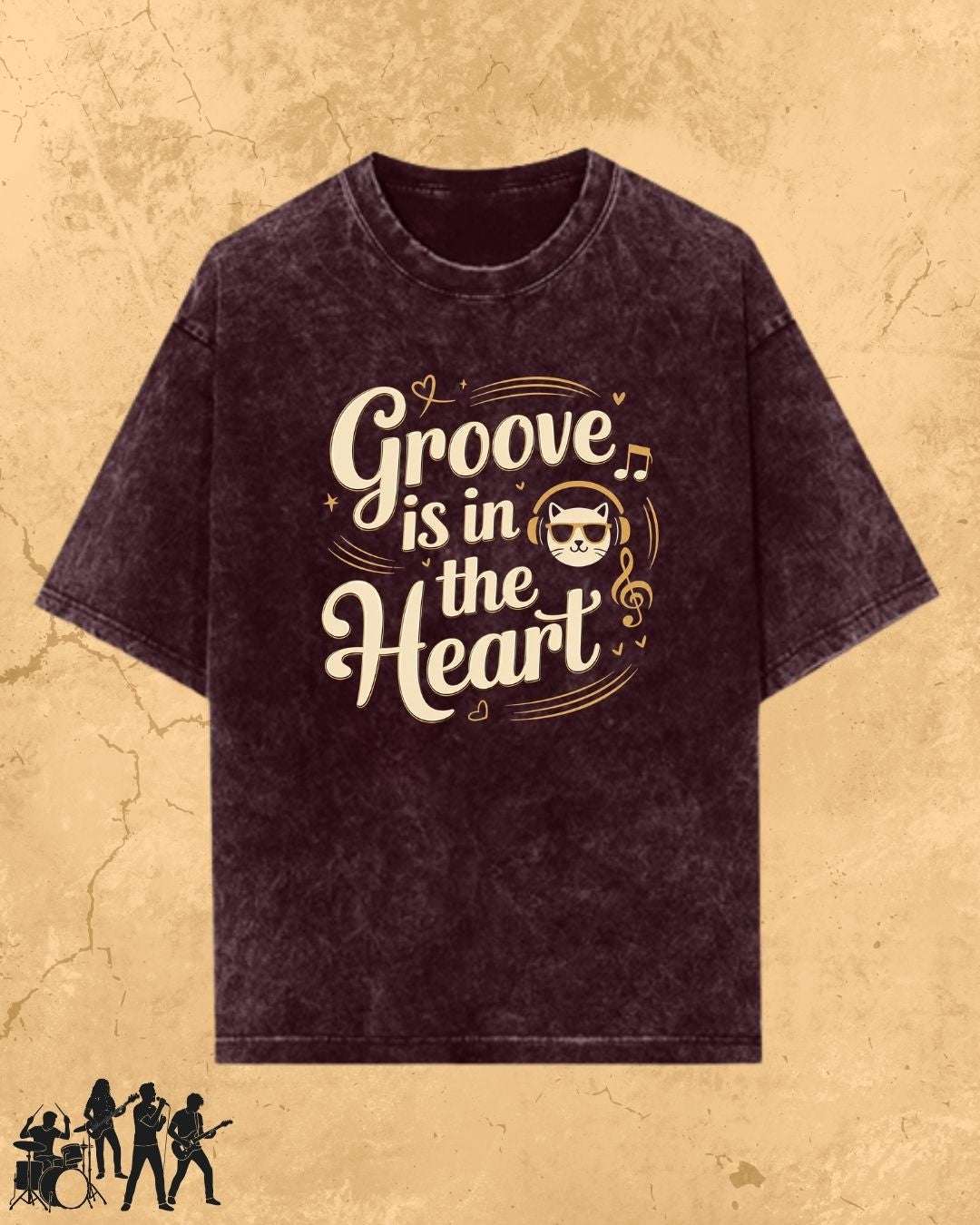Purrfect Groove Cotton Tee Billien LLC 