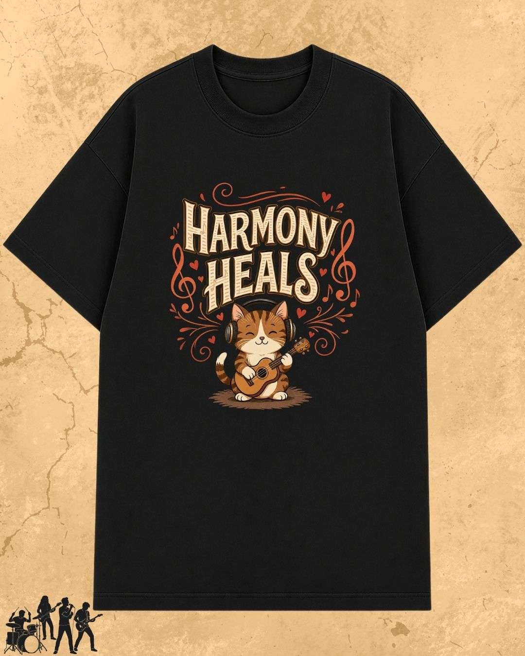 Purrfect Groove Cotton Tee Billien LLC 