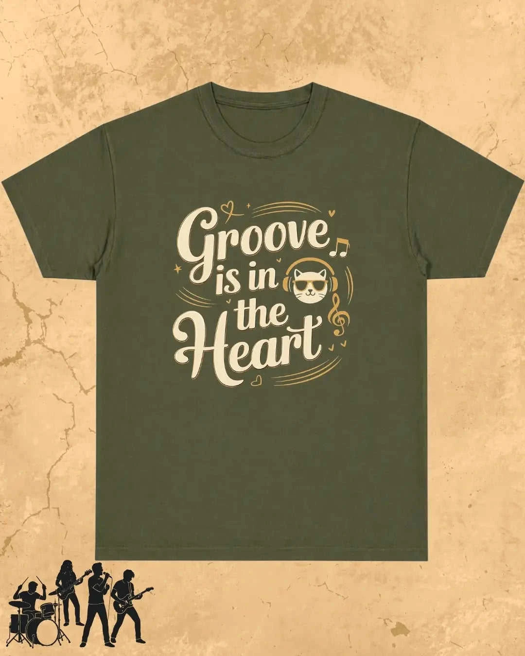 Purrfect Grove Cotton Tshirt Swiftsoul