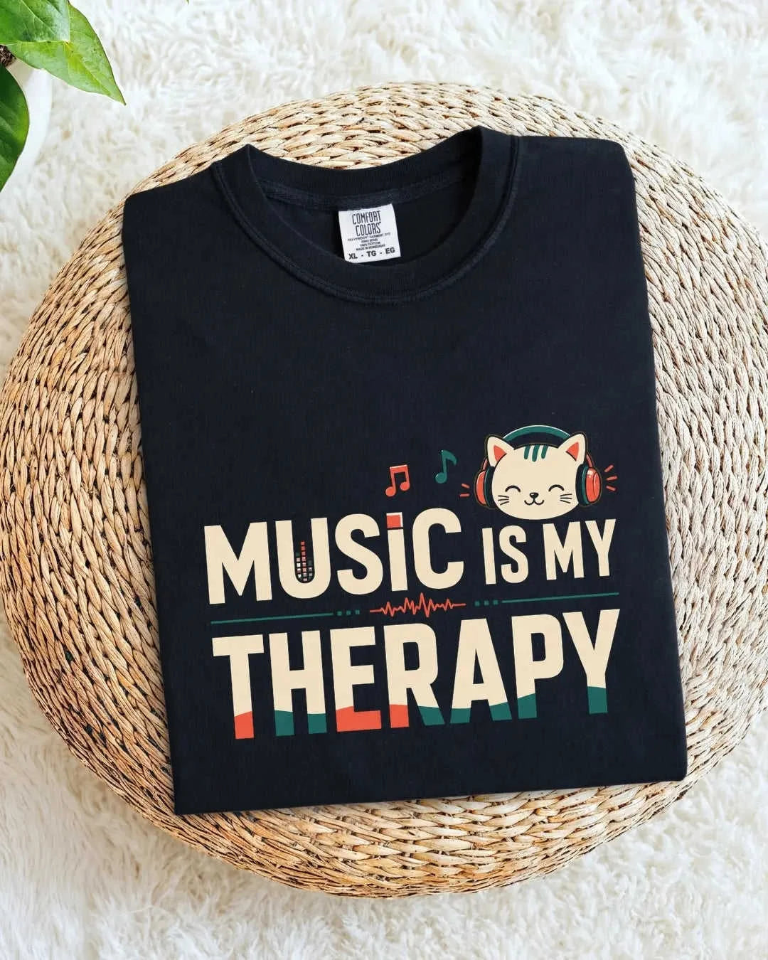 Purrfect Grove Cotton Tshirt Swiftsoul