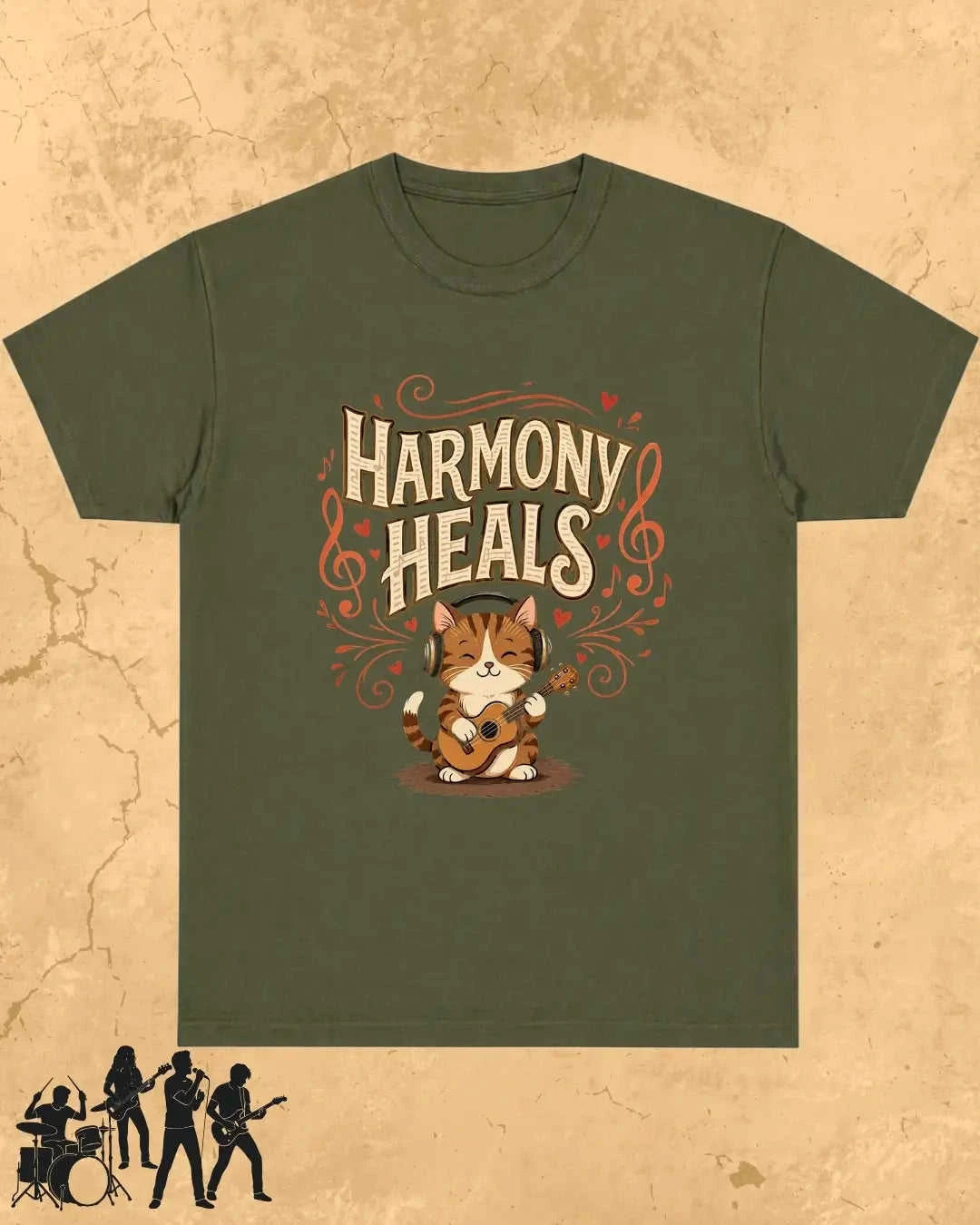 Purrfect Grove Cotton Tshirt Swiftsoul