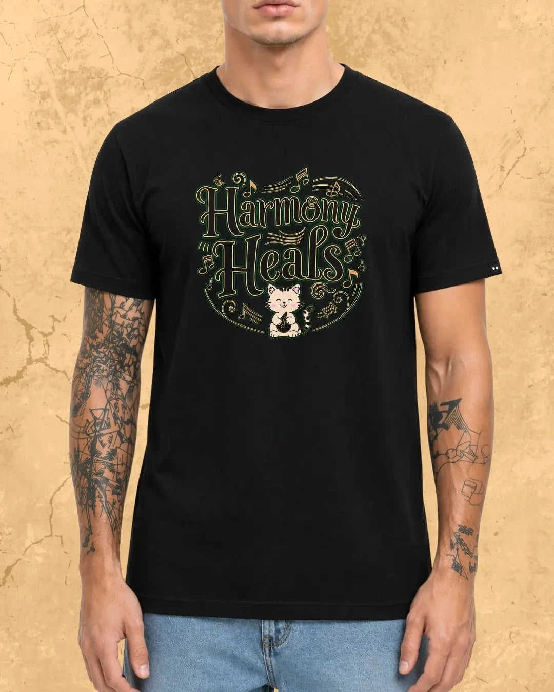 Purrfect Grove Cotton Tshirt Swiftsoul