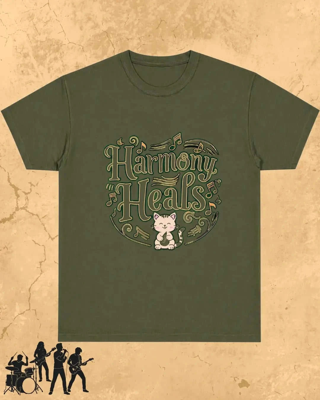 Purrfect Grove Cotton Tshirt Swiftsoul