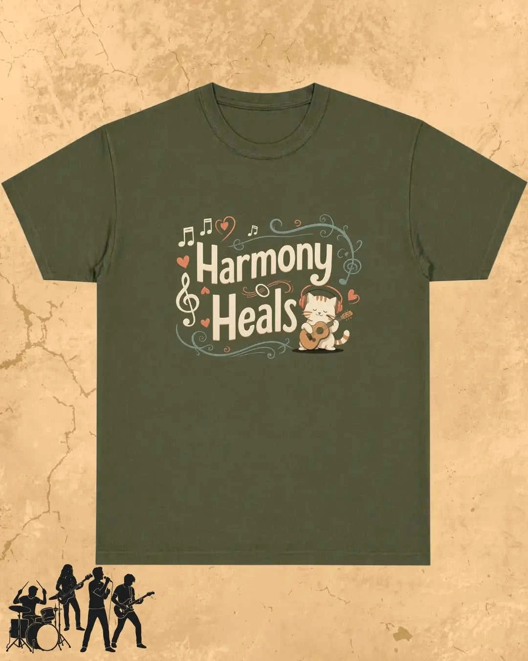 Purrfect Grove Cotton Tshirt Swiftsoul
