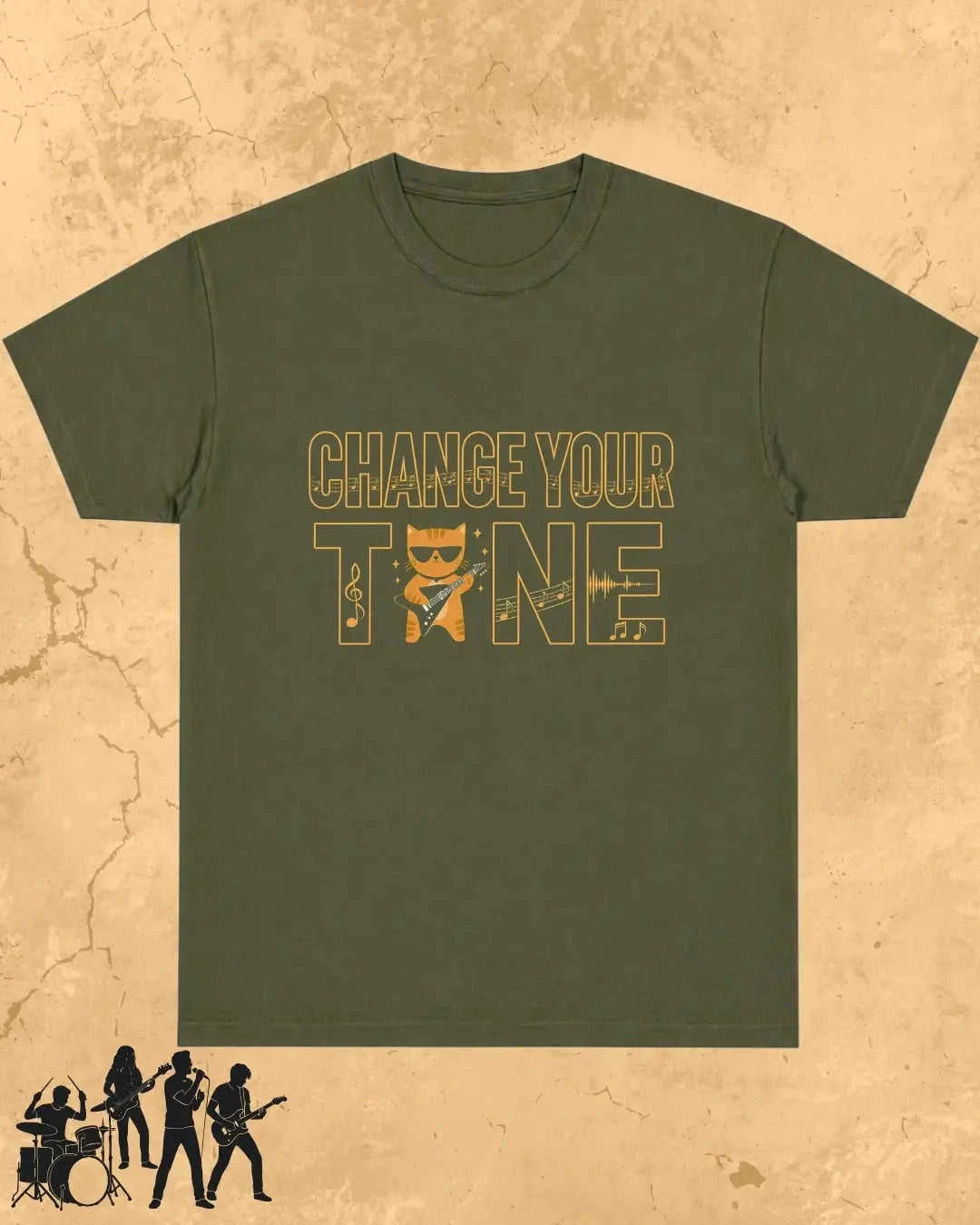 Purrfect Grove Cotton Tshirt Swiftsoul