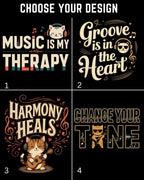 Purrfect Grove Cotton Tshirt Swiftsoul