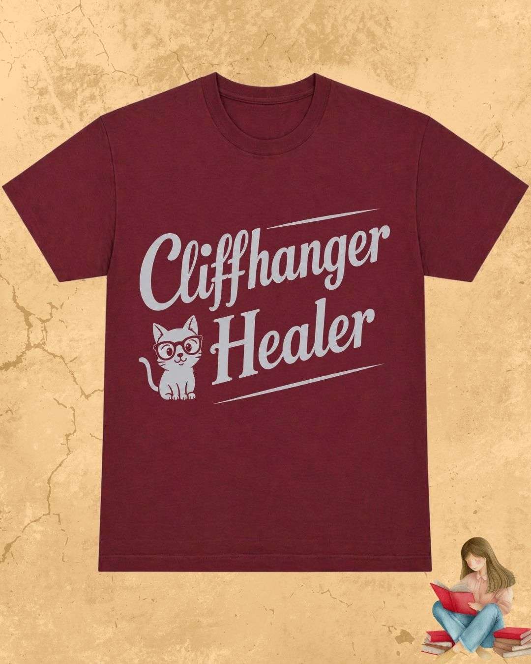Purrfect Reader Cotton Tshirt Billien LLC 