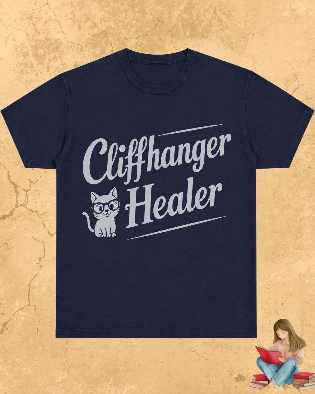 Purrfect Reader Cotton Tshirt Billien LLC 