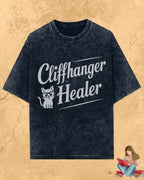 Purrfect Reader Cotton Tshirt Billien LLC 