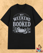 Purrfect Reader Cotton Tshirt Billien LLC 