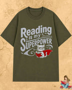Purrfect Reader Cotton Tshirt Billien LLC 