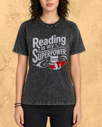 Purrfect Reader Cotton Tshirt Billien LLC 
