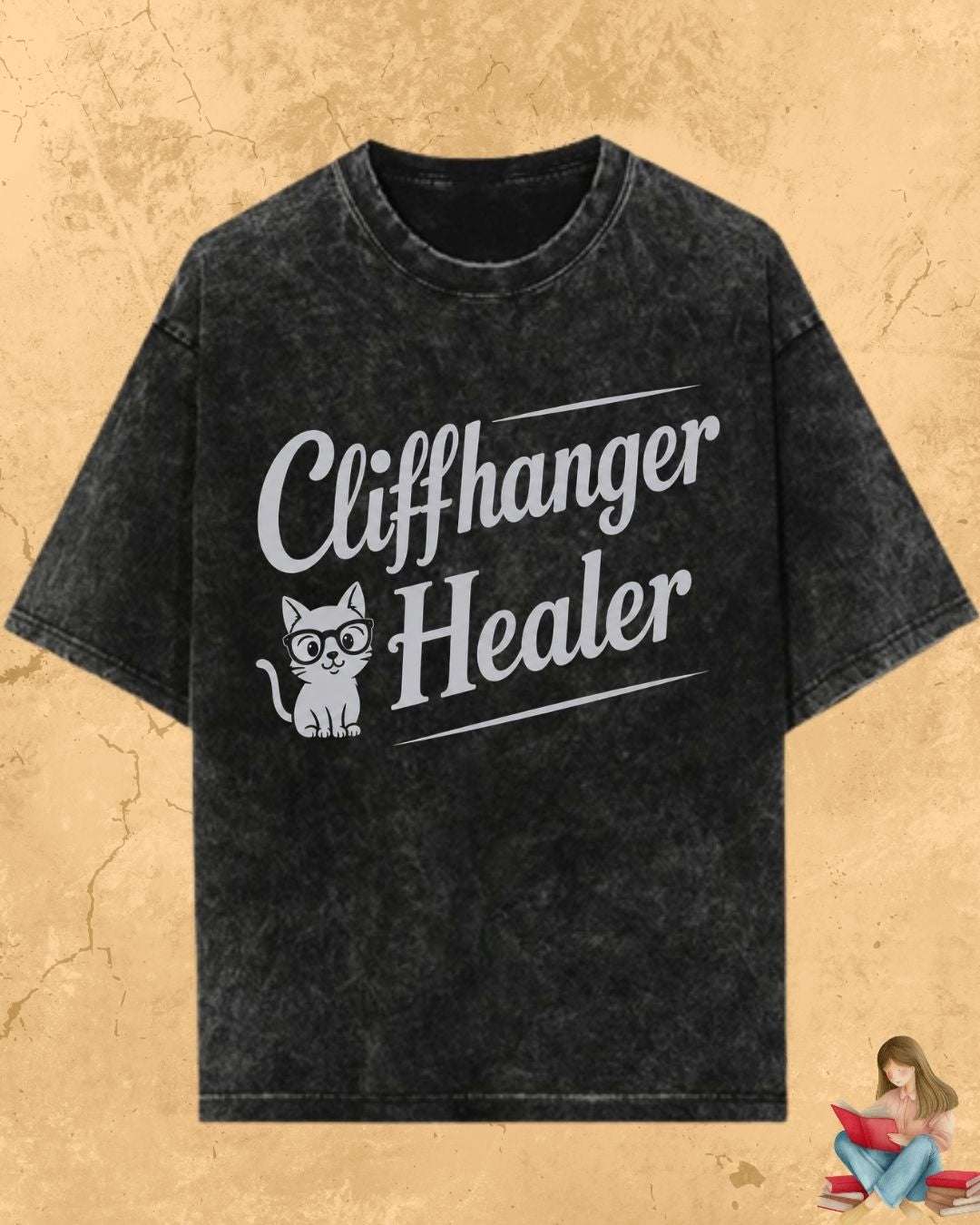 Purrfect Reader Cotton Tshirt Billien LLC 