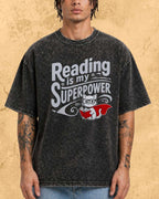 Purrfect Reader Cotton Tshirt Billien LLC 