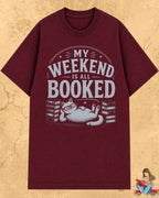 Purrfect Reader Cotton Tshirt Billien LLC 