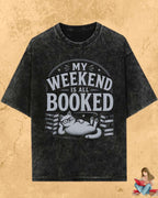 Purrfect Reader Cotton Tshirt Billien LLC 
