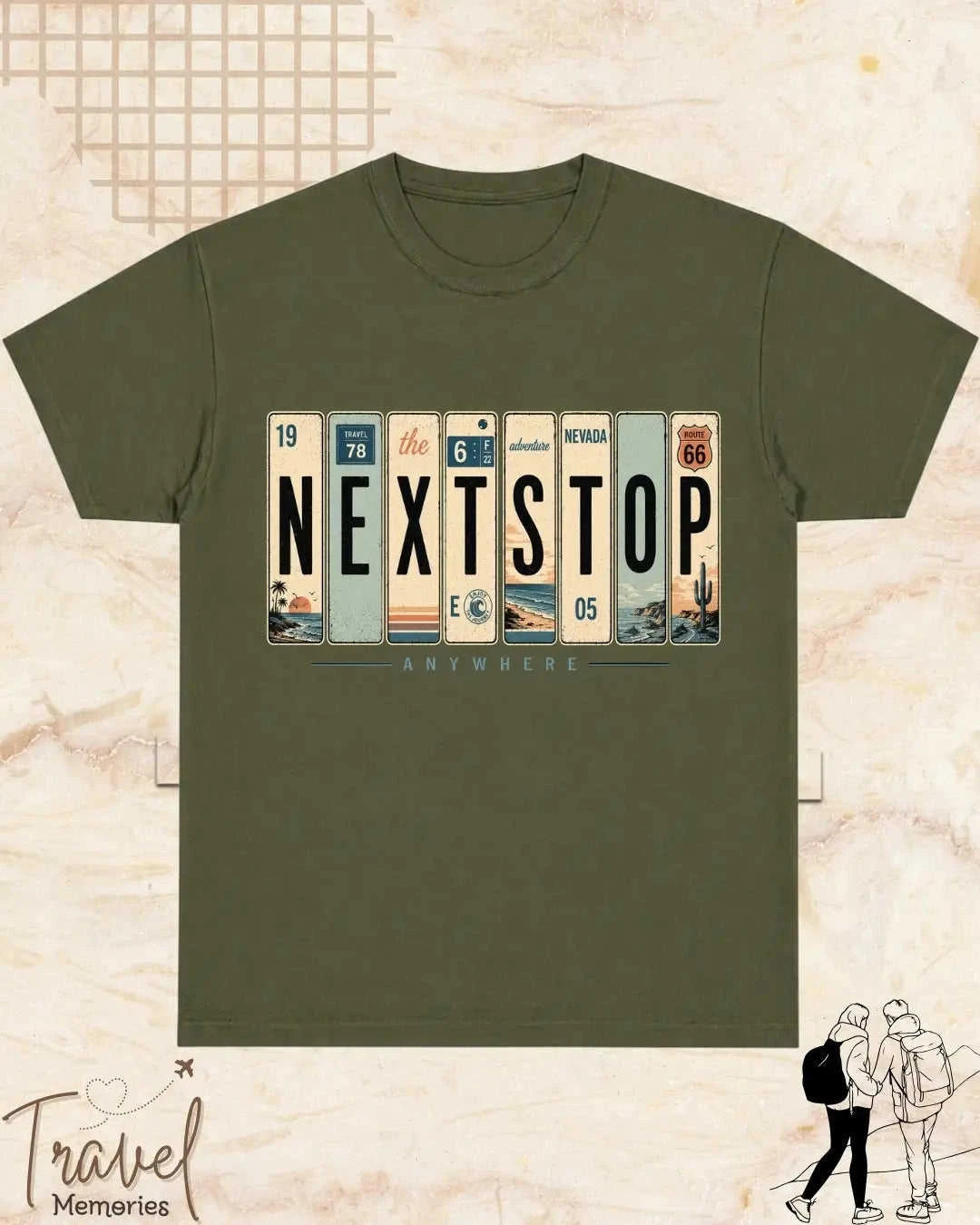 Raasta Roadtrip Travel Cotton Tshirt Swiftsoul