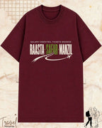 Raasta Safar Manzil Travel Cotton Tshirt Swiftsoul 