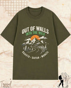 Raasta Safar Manzil Travel Cotton Tshirt Swiftsoul 