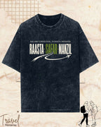 Raasta Safar Manzil Travel Cotton Tshirt Swiftsoul 