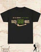 Raasta Safar Manzil Travel Cotton Tshirt Swiftsoul 