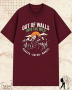 Raasta Safar Manzil Travel Cotton Tshirt Swiftsoul 