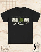 Raasta Safar Manzil Travel Cotton Tshirt Swiftsoul