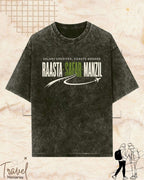 Raasta Safar Manzil Travel Cotton Tshirt Swiftsoul 